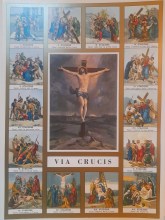 Poster A4  Le chemin de croix de Jésus